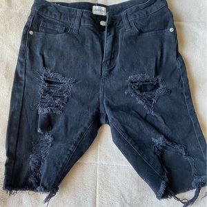 Jean cut off shorts